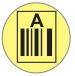 Paper Sequentially Numbered Color Barcode Labels